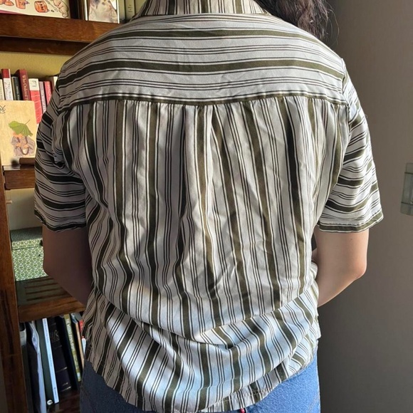 NATIVE YOUTH STRIPED BUTTON UP SHIRT - Picture 3 of 4